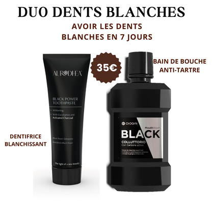 Duo blanchisseurs dentaire.