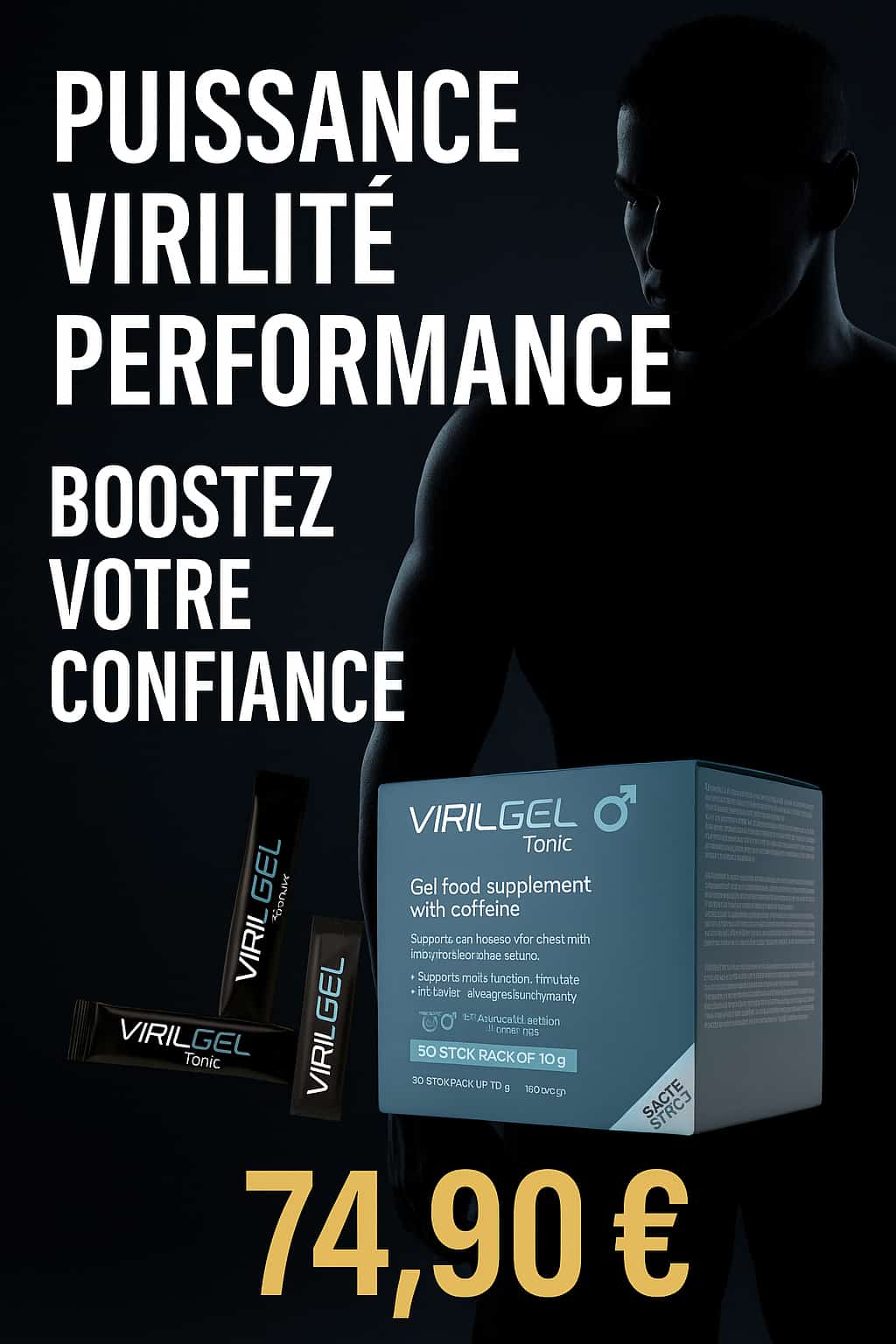 VIRILGEL – Complément alimentaire en gel aux propriétés toniques et stimulantes - 300 ml